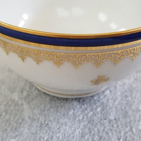 Limoges France Porcelain d'art & More ~ Sugar Bowl, Creamer, Cups and Saucers - Picture 8 of 16